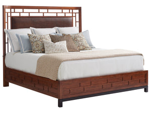 Lexington Tommy Bahama Home Paradise Point Bed - Embrace Island Living With Woven Rattan Elegance And Contemporary Charm Bali  536-134c