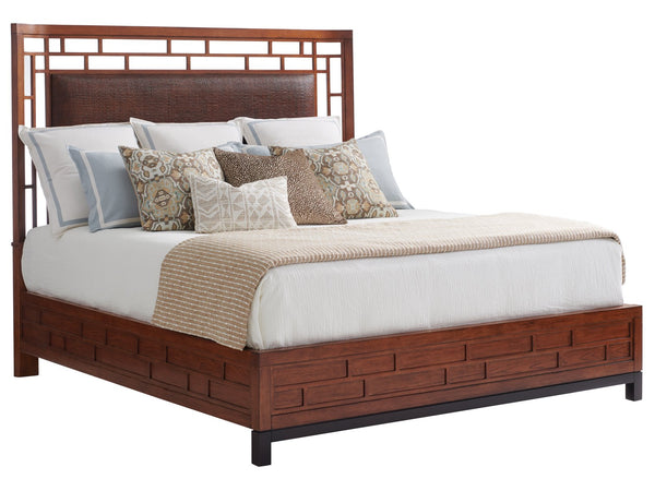 Lexington Tommy Bahama Home Paradise Point Bed - Embrace Island Living With Woven Rattan Elegance And Contemporary Charm Bali  536-134c