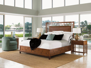 Lexington Tommy Bahama Home Paradise Point Bed - Embrace Island Living With Woven Rattan Elegance And Contemporary Charm Bali  536-134c