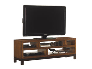 Lexington Tommy Bahama Home Pacifica Media Console: Elevate Your Space With Stylish Shelving And Contemporary Island Elegance Bali  536-909