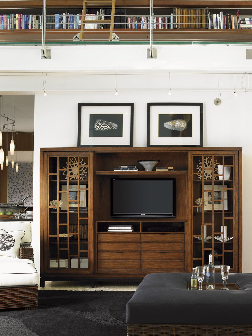 Lexington Tommy Bahama Home Point Break Entertainment Chest - Elevate Your Living Space With Contemporary Island-inspired Design Bali  536-912c