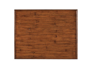 Lexington Tommy Bahama Home Ocean Club End Table – Contemporary Island Living With Crushed Bamboo Top And Distressed Metal Base Bali  536-941