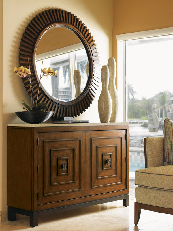 Lexington Tommy Bahama Home Jakarta Chest With Elegant Stone Top - Contemporary Island-inspired Design For Your Home Decor Bali  536-972c