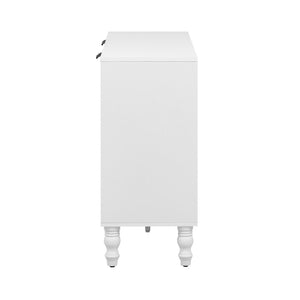 English Elm Vibe 47.2'' Modern Tv Stand - Stylish Media Console With Spacious Storage & Solid Wood Legs For Safety N724P233372K-GIGA