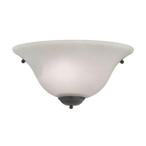 Thomas Lighting Tropea Tulip Glass Wall Sconce with Oil Rubbed Bronze Finish for Elegant Indoor Spaces 5371WS/10