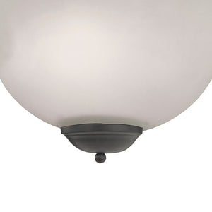 Thomas Lighting Tropea Tulip Glass Wall Sconce with Oil Rubbed Bronze Finish for Elegant Indoor Spaces 5371WS/10