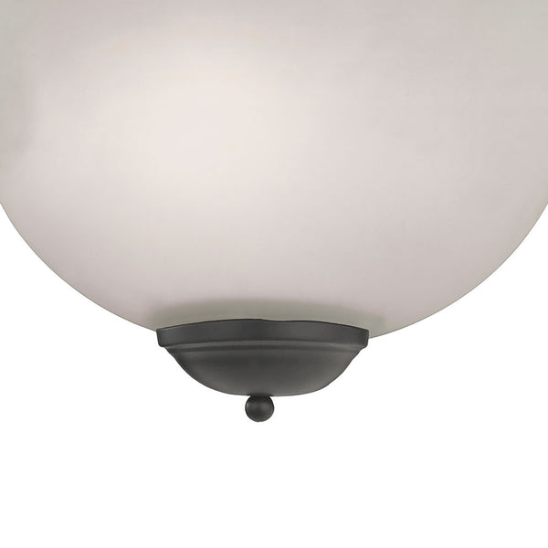 Thomas Lighting Tropea Tulip Glass Wall Sconce with Oil Rubbed Bronze Finish for Elegant Indoor Spaces 5371WS/10