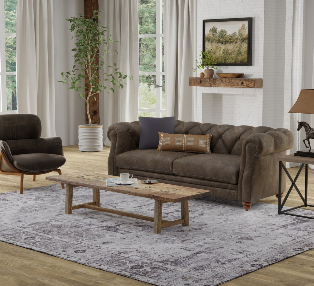 Feizy Rugs Percy Transitional Medallion Area Rug – Vintage-inspired, Durable, Machine Washable, Effortless Style Gray,Ivory Polyester,Cotton,Viscose Prc39pcfgryivyp00