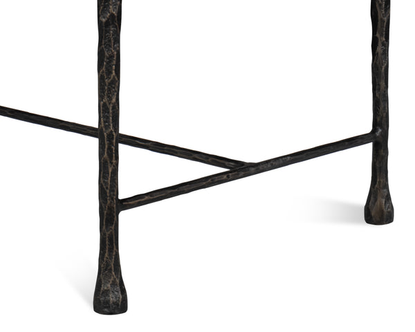 Sarreid Kings Road Bench Leather - Stylish Iron & Leather Design For Modern Home Décor And Comfort Red  53746