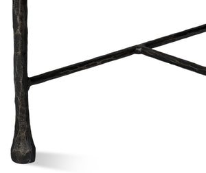 Sarreid Kings Road Bench Leather - Stylish Iron & Leather Design For Modern Home Décor And Comfort Red  53746