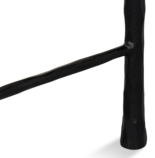 Sarreid Kings Road Bench - Elegant Iron Frame With Cozy Fabric Upholstery For Stylish Outdoor Seating White  53756