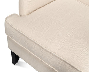 Sarreid Grady Chair Fabric - Elegant Maple & Soft Linen Upholstery For A Stylish Home Décor Upgrade Ivory  53787