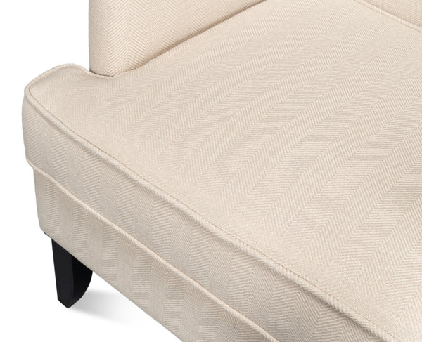 Sarreid Grady Chair Fabric - Elegant Maple & Soft Linen Upholstery For A Stylish Home Décor Upgrade Ivory  53787