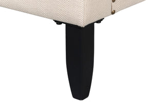 Sarreid Grady Chair Fabric - Elegant Maple & Soft Linen Upholstery For A Stylish Home Décor Upgrade Ivory  53787
