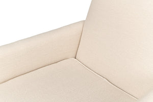 Sarreid Grady Chair Fabric - Elegant Maple & Soft Linen Upholstery For A Stylish Home Décor Upgrade Ivory  53787