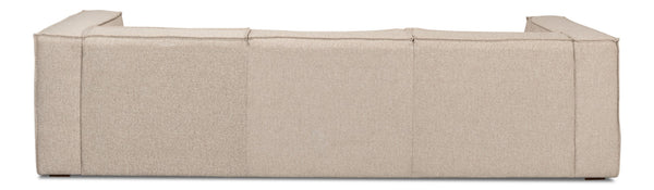 Sarreid Miles Sofa Fabric - Stylish Maple Linen Upholstery For Elegant Living Room Comfort And Durability Beige  53792