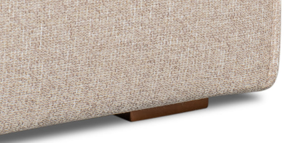 Sarreid Miles Sofa Fabric - Stylish Maple Linen Upholstery For Elegant Living Room Comfort And Durability Beige  53792