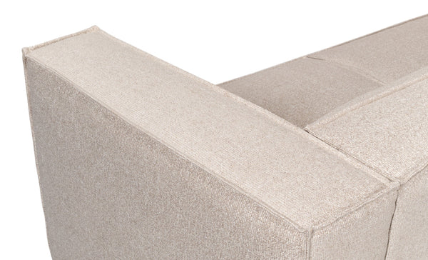 Sarreid Miles Sofa Fabric - Stylish Maple Linen Upholstery For Elegant Living Room Comfort And Durability Beige  53792