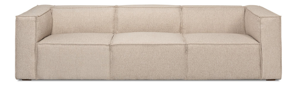 Sarreid Miles Sofa Fabric - Stylish Maple Linen Upholstery For Elegant Living Room Comfort And Durability Beige  53792