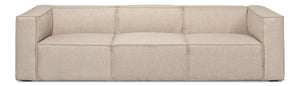 Sarreid Miles Sofa Fabric - Stylish Maple Linen Upholstery For Elegant Living Room Comfort And Durability Beige  53792