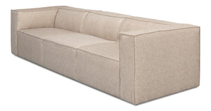 Sarreid Miles Sofa Fabric - Stylish Maple Linen Upholstery For Elegant Living Room Comfort And Durability Beige  53792