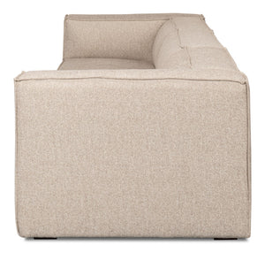 Sarreid Miles Sofa Fabric - Stylish Maple Linen Upholstery For Elegant Living Room Comfort And Durability Beige  53792
