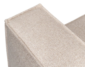 Sarreid Miles Sofa Fabric - Stylish Maple Linen Upholstery For Elegant Living Room Comfort And Durability Beige  53792