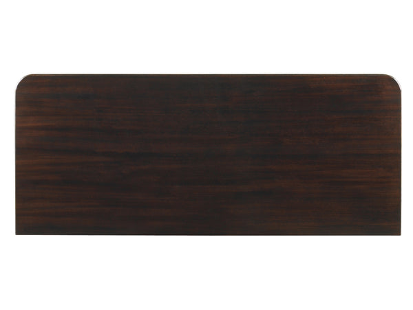 Lexington Tommy Bahama Home Bottega Dressing Chest - Exquisite Ribbon Stripe Mahogany With Intricate Pineapple Carvings, 5 Drawers Kona  537-222