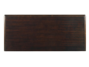 Lexington Tommy Bahama Home Black Sands Night Chest - Exquisite Ribbon Stripe Mahogany Design For Elegant Island Living Retreat Kona  537-625