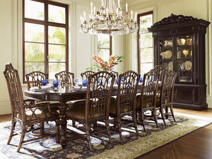Lexington Tommy Bahama Home Islands Edge Dining Table - Exquisite British Colonial Design With Elegant Mahogany And Seating For Ten Kona  537-877