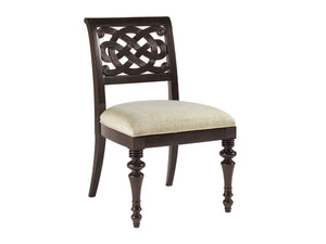 Lexington Tommy Bahama Home Molokai Dining Chair - Exquisite Ribbon Stripe Mahogany Design For Elegant Island Living Experience Kona  537-882-487911