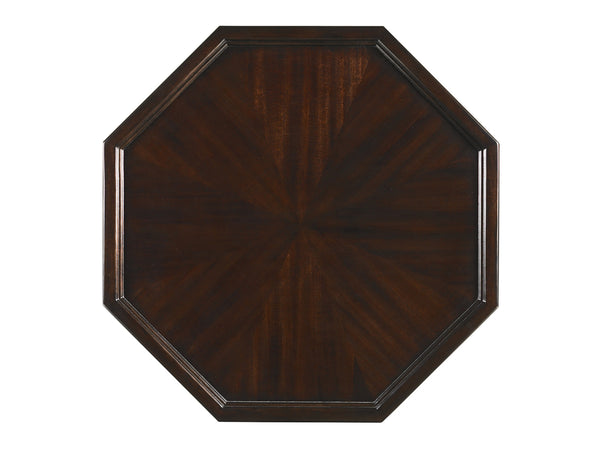 Lexington Tommy Bahama Home Pacific Campaign Accent Table - Elegant Drum Design With Brass Accents And Adjustable Shelf Storage Kona  537-952