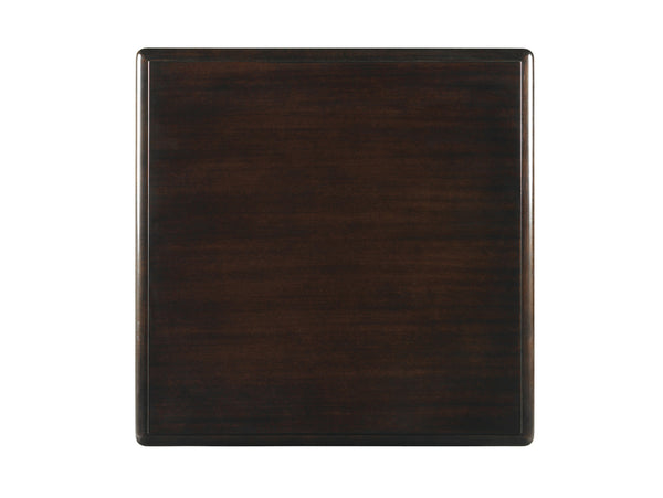 Lexington Tommy Bahama Home Black Sands Lamp Table - Elegant Ribbon Stripe Mahogany Design With 3 Intriguing Drawers For Storage Kona  537-956