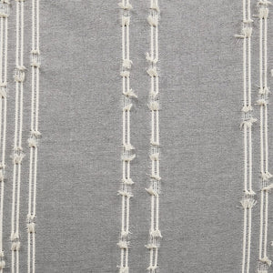 JLA Home INK+IVY - 3 INK+IVY Kara Cotton Jacquard Mini Comforter Set — Reversible Striped & Diamond Print, OEKO‑TEX Certified Elegance Gray II10-1270