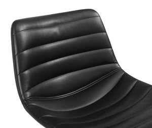 OSP Home Furnishings Araceli Height Adj Stool  - Set of 2 Black