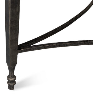 Sarreid Mykos Round Coffee Table - Elegant Iron Base With Stunning White Banswara Marble Top For Your Home Unknown  53805