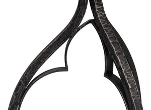 Sarreid Marylin Side Table - Elegant Old Iron Frame With Luxurious White Marble Top For Timeless Decor White  53807