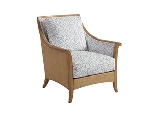 Lexington Barclay Butera Nantucket Raffia Chair - Elegant Upholstered Seating With Ultra Down Cushion For Luxurious Comfort   5380-11-40