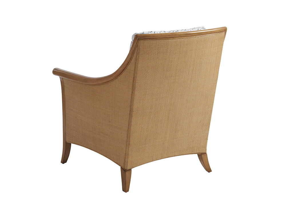 Lexington Barclay Butera Nantucket Raffia Chair - Elegant Upholstered Seating With Ultra Down Cushion For Luxurious Comfort   5380-11-40