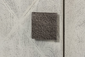 Sarreid Bricka Elegant 3 Door Sideboard In Grey/White - Durable Mango Wood For Stylish Storage Solutions Grey  53816