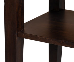 Sarreid Versatilis Console Table - Elegant Mango Base With Luxurious Marble Top For Modern Spaces Brown  53843