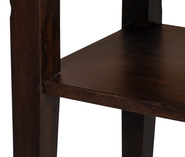 Sarreid Versatilis Console Table - Elegant Mango Base With Luxurious Marble Top For Modern Spaces Brown  53843