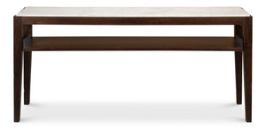 Sarreid Versatilis Console Table - Elegant Mango Base With Luxurious Marble Top For Modern Spaces Brown  53843