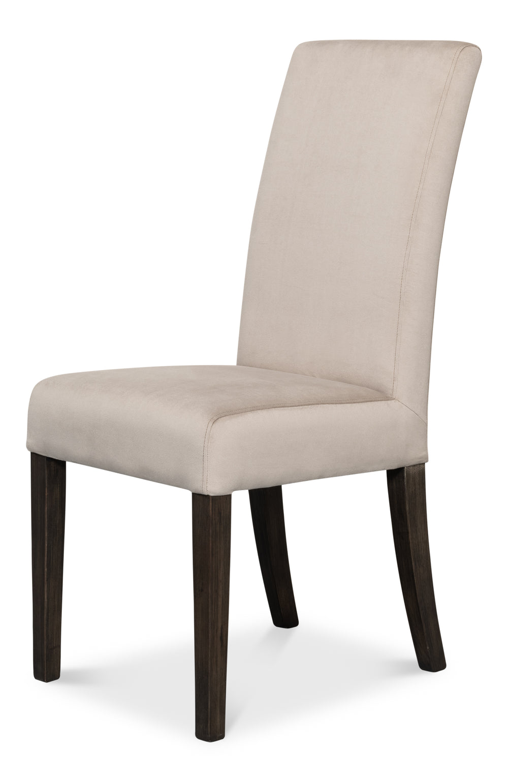 Sarreid Sawyer Side Chair - Luxe Velvet Upholstered Set Of 2 In Maple - Perfect For Stylish Dining Spaces! Beige  53850