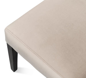 Sarreid Sawyer Side Chair - Luxe Velvet Upholstered Set Of 2 In Maple - Perfect For Stylish Dining Spaces! Beige  53850