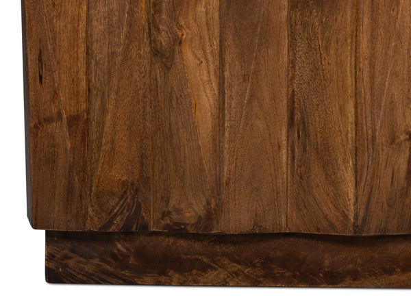 Sarreid Denali Rectangle Cocktail Table - Stylish Mango Wood Design For Modern Living Room Elegance Brown  53857