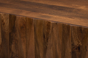 Sarreid Denali Rectangle Cocktail Table - Stylish Mango Wood Design For Modern Living Room Elegance Brown  53857