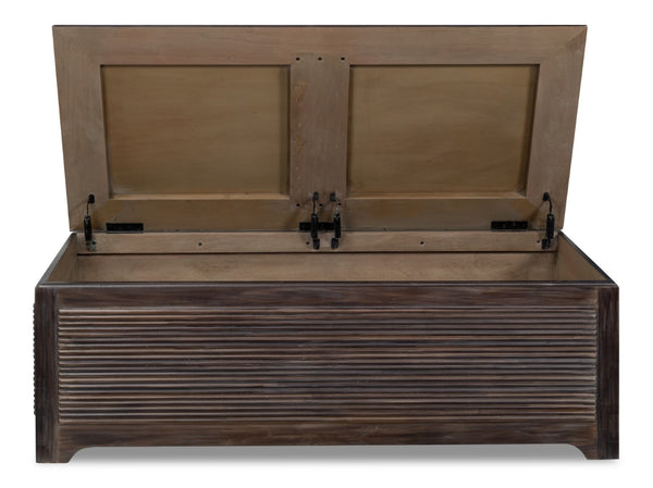 Sarreid Details Cocktail Table - Stylish Bluemoon Finish, Durable Acacia Wood For Modern Living Spaces Unknown  53878