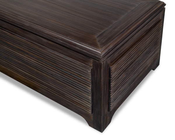 Sarreid Details Cocktail Table - Stylish Bluemoon Finish, Durable Acacia Wood For Modern Living Spaces Unknown  53878