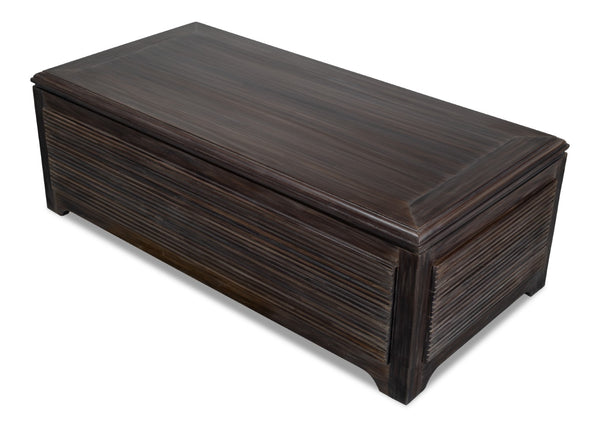 Sarreid Details Cocktail Table - Stylish Bluemoon Finish, Durable Acacia Wood For Modern Living Spaces Unknown  53878